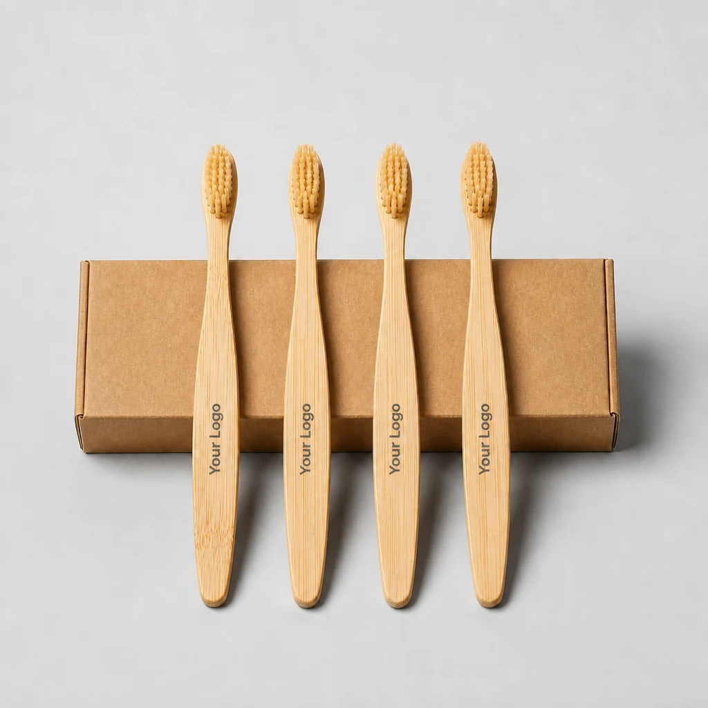 Bamboo Toothbrush Yourlogo